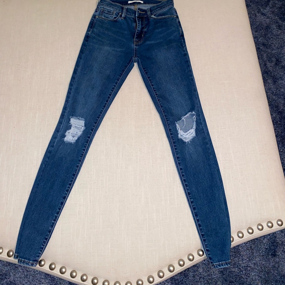 PacSun ripped knee skinny jeans: worn once!